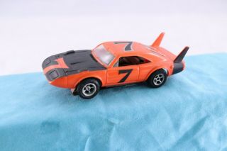 Vintage Aurora Afx Slot Car Dodge Charger Daytona Race Car Hemi Orange