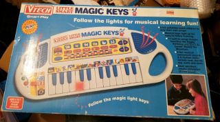 Vintage Vtech Little Smart Magic Keys Keyboard Musical Toy