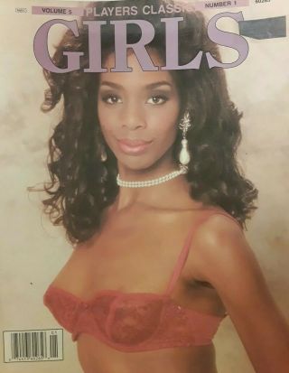 Classic Girls Black Photo Model Lingerie Book African American Players Vtg