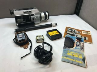 Vintage Canon Auto Zool 814 Eight Camcorder Case Instructions Accessories