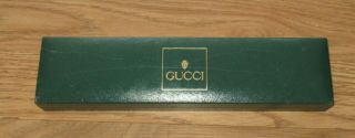 Vintage Gucci Green Color Watch Box - Empty