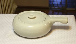 Vintage Russel Wright Steubenville Granite Grey Covered Casserole