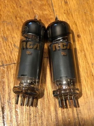 Set Of 2 Vintage Rca 7189 A Electron Tubes