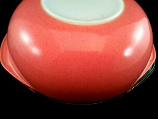 Vintage Pyrex 024 2 qt.  Pink Speckled Desert Dawn Round casserole 8