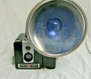 Vintage 1950s Kodak Brownie Hawkeye Camera W/ Flash& Bulb