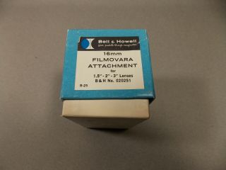 Bell & Howell 16mm Filmovara Attachment Projector Lens