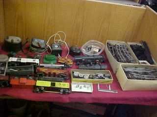 Vintage American Flyer Switches,  Controllers,  Locos Track,  Cars And Much More Lqqk