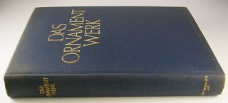 DAS ORNAMENT WERK - German Decorative Arts Tome - 1924 1st Edition,  120 Plates 3