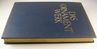 DAS ORNAMENT WERK - German Decorative Arts Tome - 1924 1st Edition,  120 Plates 4