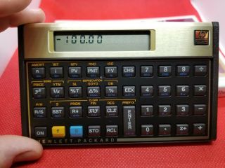 Hewlett - Packard HP - 12C Financial Calculator Vintage 1994 2