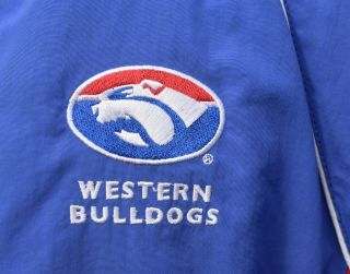 Vintage Jacket Men Size M - Western Bulldogs AFL - Bullies Doggies - Blue Red - 5