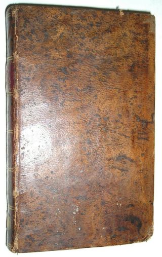 1796 Letters From Father To His Son,  Literature,  Conduct Of Life,  Leather Cover