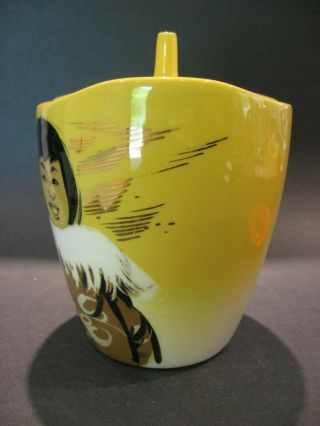 Vintage Mathtew Adams Alaska Series Eskimo Cookie Jar California Art Pottery MCM 7