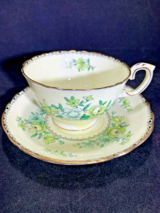 Crown Staffordshire Bone China Vintage Tea Cup Saucer Set F15408 Home Decor