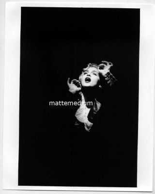 M7b Madonna Vogue Video Vintage 1990s Black White 8x10 Photo =ritts Fincher=