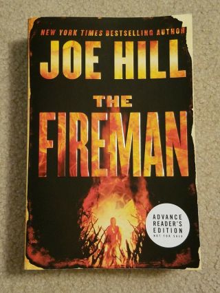 Joe Hill Novel The Fireman - - Advance Reader Arc Proof In