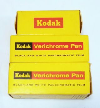 3 Rolls Vintage Kodak Film Vp120,  Vp620 & C127 - Exp.  1960s
