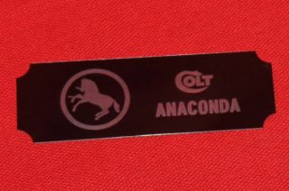 Colt Firearms Anaconda Display Case Plaque