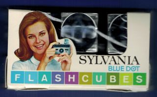 Sylvania Blue Dot Flashcubes For Kodak Instamatic Or Other Nos Flash Cube