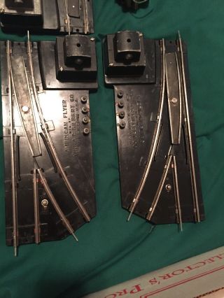 Vintage American Flyer Track Switches Remote Control Pair 720a 3/16 " S Scale B