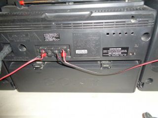 VTG SONY Boombox CD Radio Cassette recorder CFD 758 w/ MEGA BASS 2