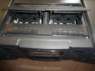 VTG SONY Boombox CD Radio Cassette recorder CFD 758 w/ MEGA BASS 4