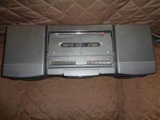 VTG SONY Boombox CD Radio Cassette recorder CFD 758 w/ MEGA BASS 6