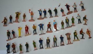 Vintage Scalextric 1:32 - 35,  Assorted People - Mainly Spectators