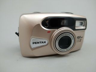 Pentax Iqzoom 80s 35mm Film Camera Point And Shoot -