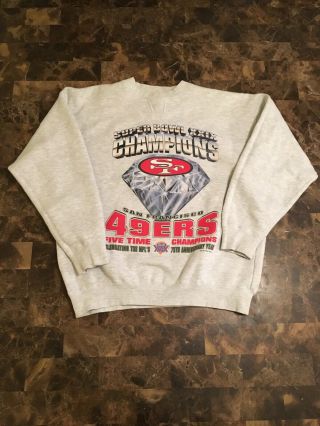 Vintage 49ers Starter Sweatshirt Size Xl