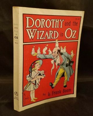 Dorothy And The Wizard In Oz - L.  Frank Baum White Softcover 1970 