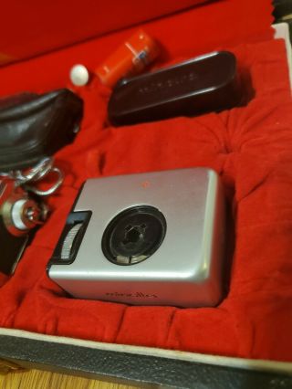 Minolta MGS 16 Rokkor Miniature Camera Flash Accessories Paperwork Battery & Box 4