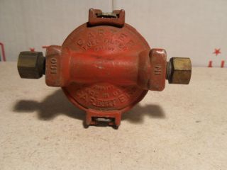 Vintage Short Carter Carburetor Fuel Filter Glass Bowl 2146397 Hot Rat Rod Oem