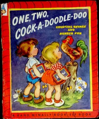 One Two Cock - A - Doodle Doo Vintage Children 
