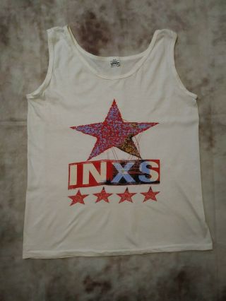 Vintage 1988 Inxs Tank Top Shirt Size L