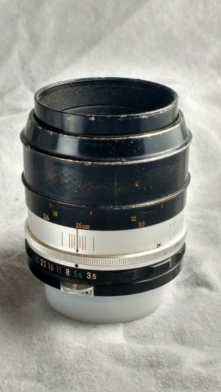 Nikon 55mm F3.  5 Micro Lens Part 