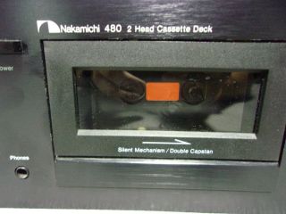 Nakamichi 480 2 Head Cassette Deck (Black) 2