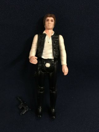 Vintage Star Wars 1977 Han Solo Action Figure Gun Kenner