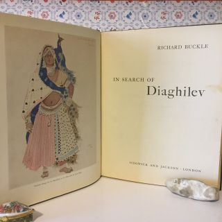 In Search Of Diaghilev By Richard Buckle (1955,  First Edition) Vintage Art Book.