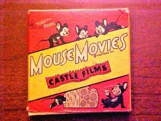 Vintage Castle Films Mouse Movies 401 Jail Birds 16mm Film Stock Cartoon M24