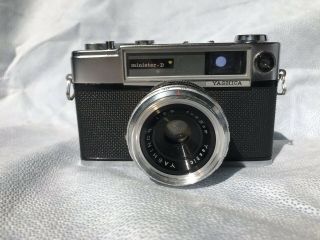 - Yashica Minister D Range Finder Film Camera with Case Japan Vintage 2
