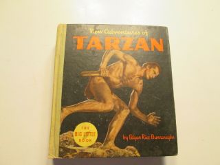 Vintage Little Big Book 1935 The Adventures Of Tarzan Edgar Rice Burroughs