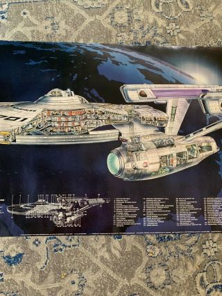 Vintage 1979 Star Trek: The Motion Picture USS Enterprise Commercial Poster 3