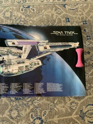 Vintage 1979 Star Trek: The Motion Picture USS Enterprise Commercial Poster 4