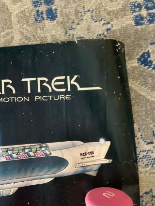 Vintage 1979 Star Trek: The Motion Picture USS Enterprise Commercial Poster 6