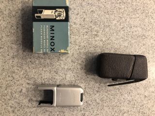 Minox Flash Attachment Model B4 With Leather Case And Box
