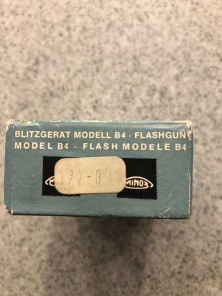 Minox Flash Attachment Model B4 with leather case and box 3