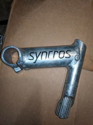 Vintage Syncros Aluminum Quill Stem 26 X 120mm X 1 " Silver Road Bike