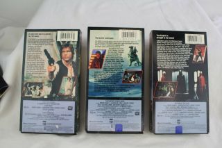 Vtg Star Wars Trilogy VHS VCR CBS Fox Box 3 Tape Boxed Set SHIPS NEXT DAY 3