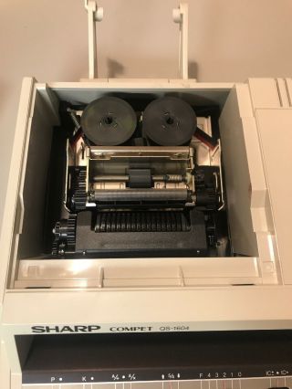 Vintage Sharp Compet QS - 1604 - Electronic Printing Calculator Adding Machine 8
